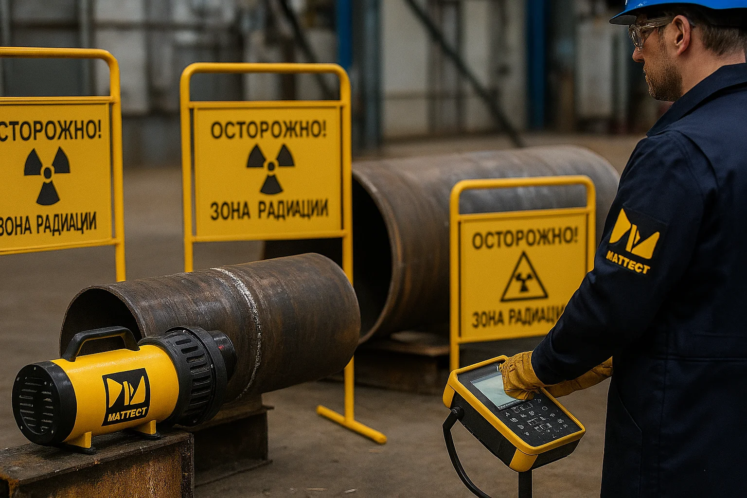 Рентгеновский контроль сварных соединений - профессиональное радиографическое оборудование от Mattest Instrument для точной диагностики Рентгенографический контроль сварных швов - радиационная дефектоскопия